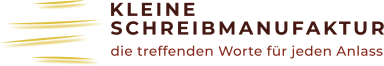 kleine Schreibmanufaktur - freie Rednerin